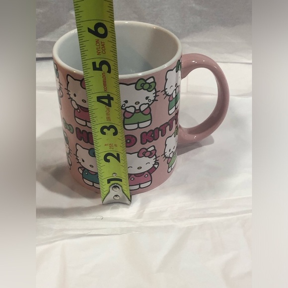 Hello Kitty Pink glitter hello kitty monogram coffee mug cup new - Picture 12 of 16